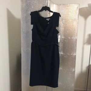 Navy Knee length dress